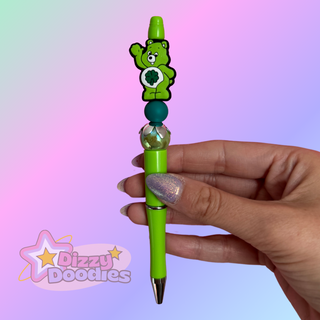 Luck Bear | Beaded Focal Pen