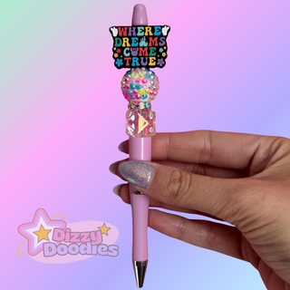 Where Dreams Come True | Beaded Focal Pen