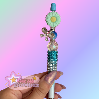 Daisy Charmed | Beaded Focal Pen