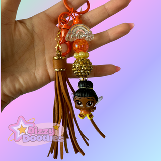 Light Fairy | Beaded Figure Keychain