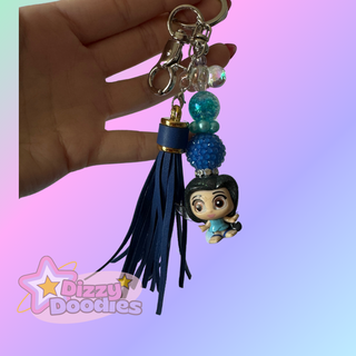 Water Fairy | Beaded Figure Keychain